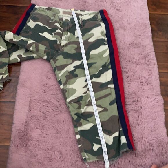 Mother Camouflage Distressed The No Zip Misfit Manmade Cutoff - Picture 12 of 14